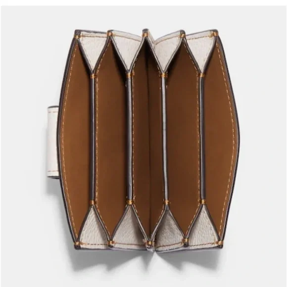 Coach Accordion Card Case With Mystical Floral Print - Picture 6 of 9